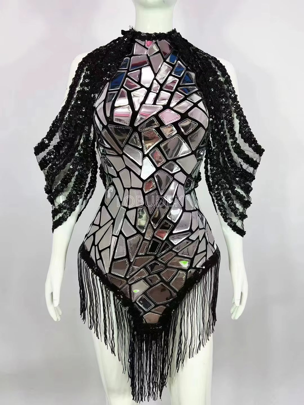 Mirror Fringe Dress