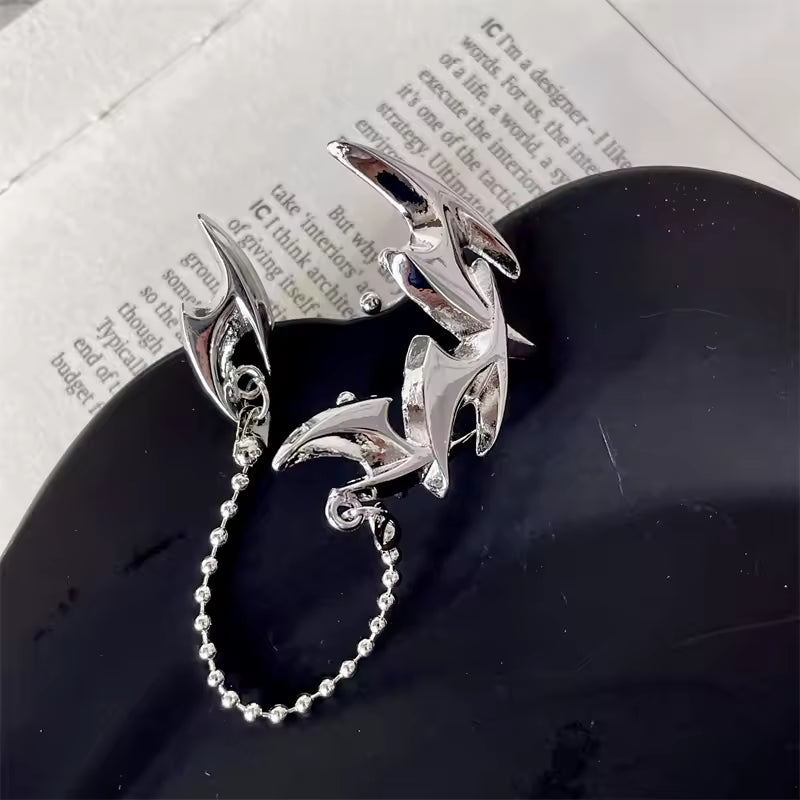 Cyberpunk Spiked Ear Cuff