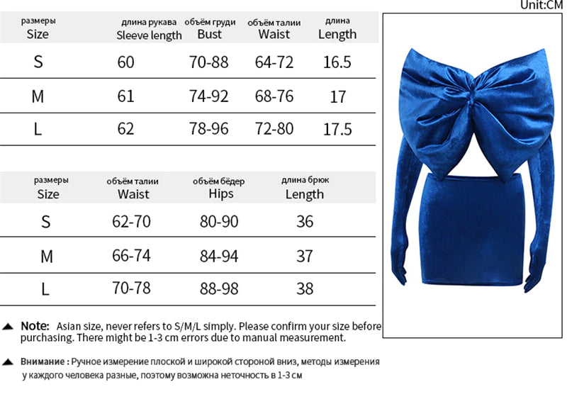 Bow Mini Skirt Party Dress