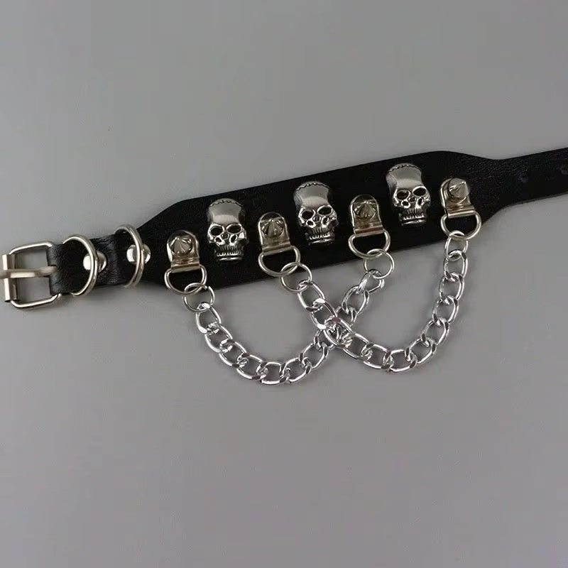 Skull Chain Bracelet