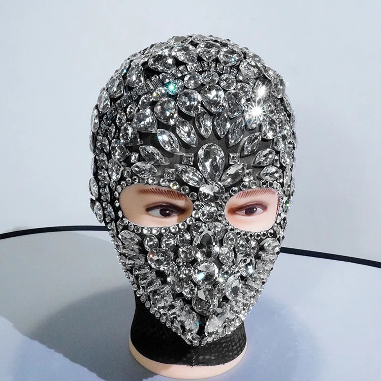 Diamond Masquerade Drag Queen Face Mask