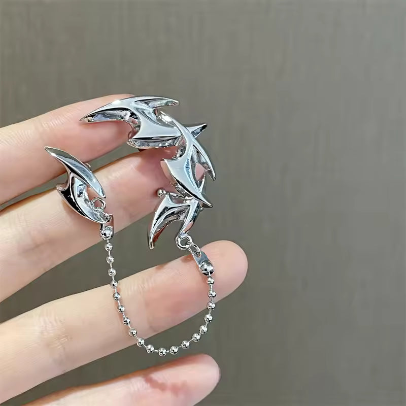 Cyberpunk Spiked Ear Cuff