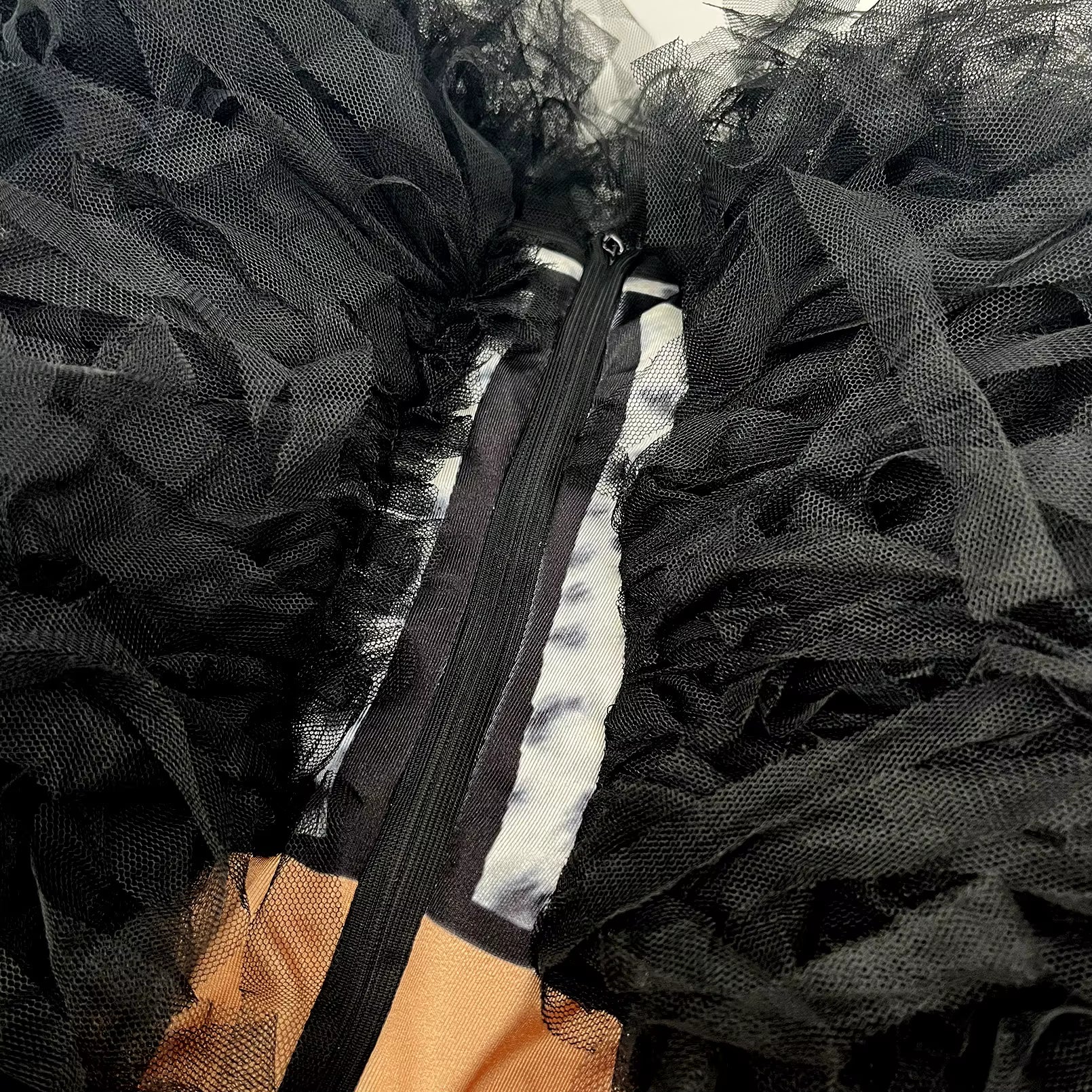 Black Shaggy Drag Queen Dance Costume