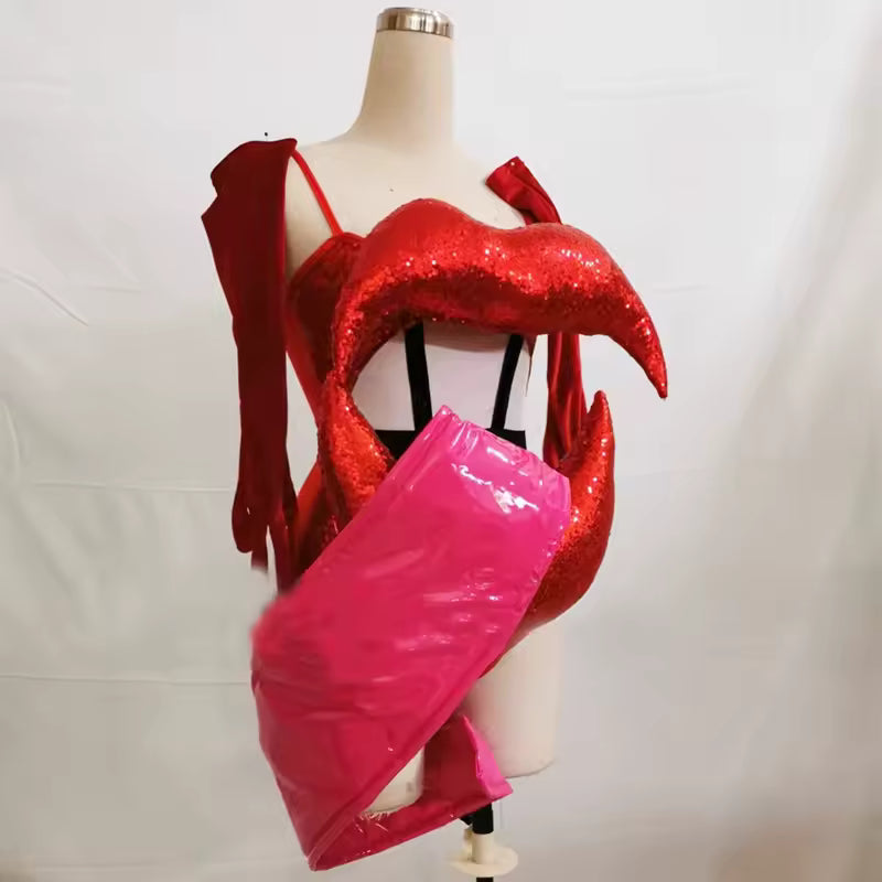 Drag Queen Lip Dance Costume
