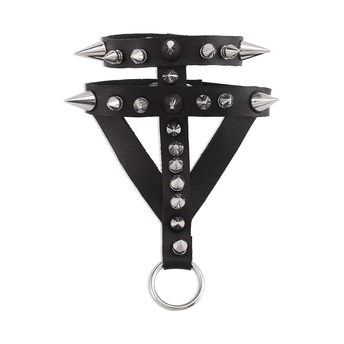 Spiked Faux Geo Bracelet