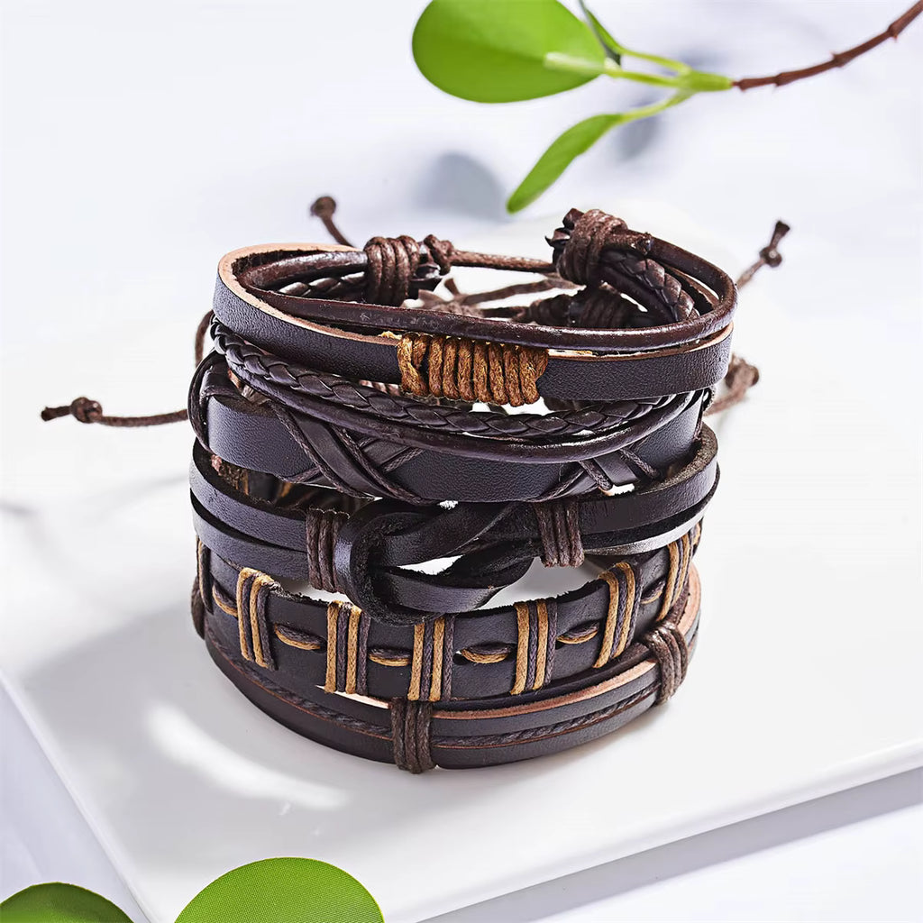 Brown Bracelet 6pc Set