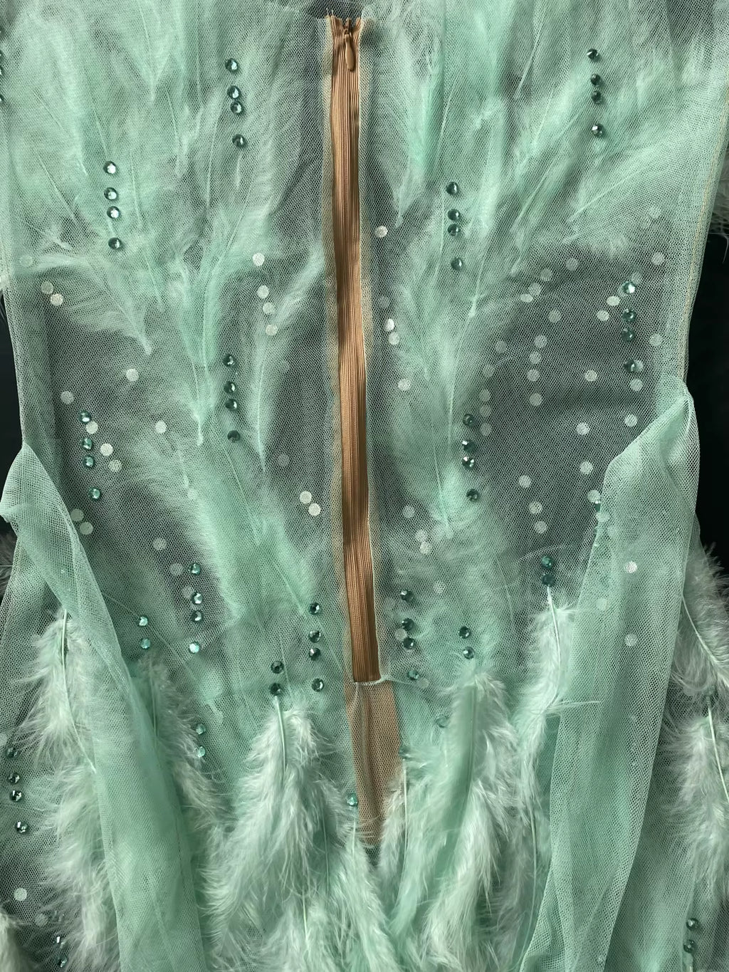 Drag Queen Feather Dress