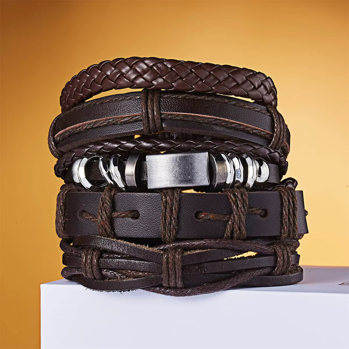 Brown Bracelet Set