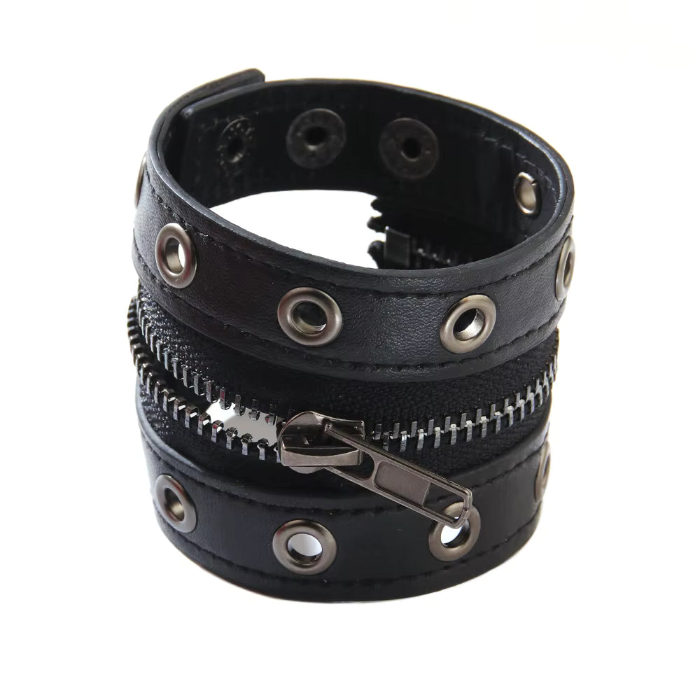 Zipper Punk Bracelet
