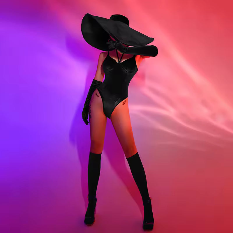 Drag Queen Hat Monokini Costume