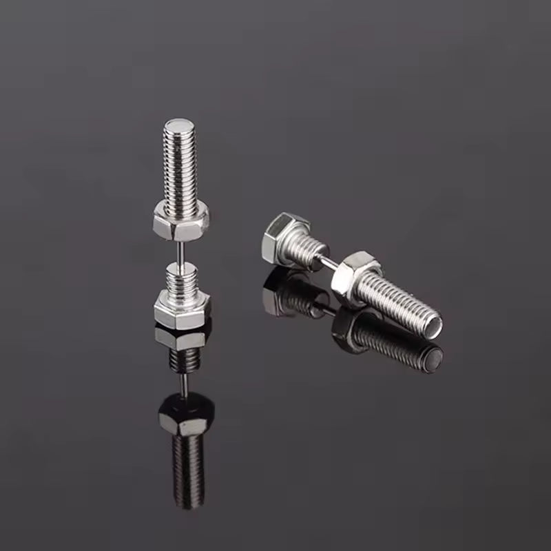 Bolt Screw Earrings