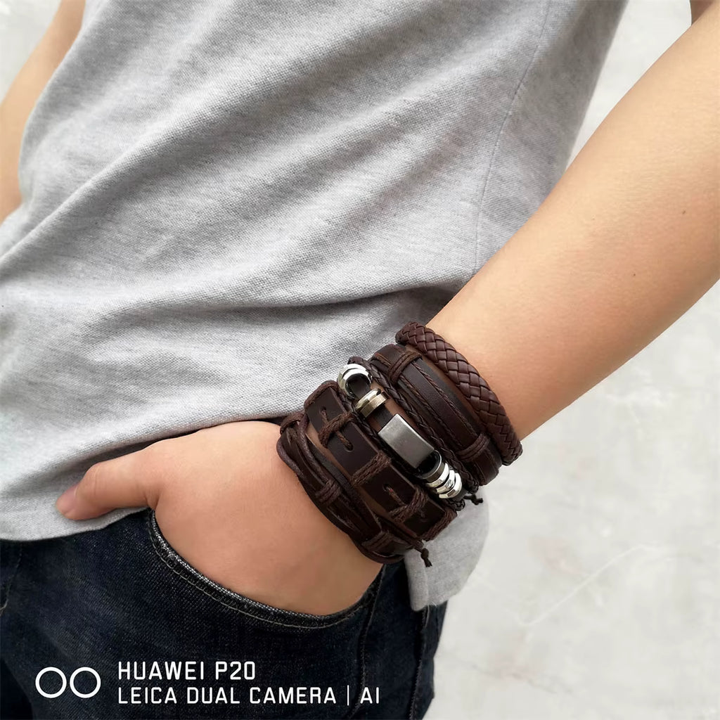 Brown Bracelet Set