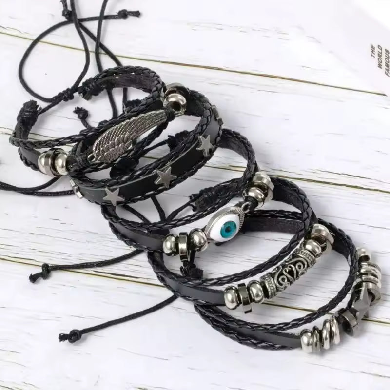 Eye Goth Bracelet Set