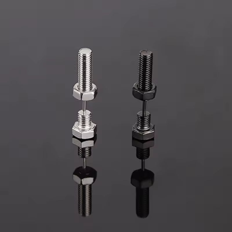 Bolt Screw Earrings
