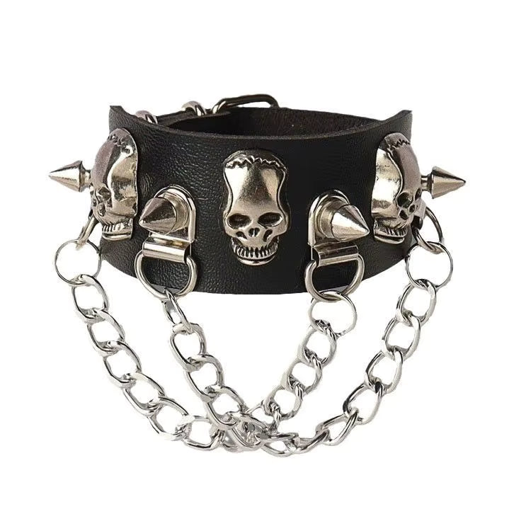 Skull Chain Bracelet