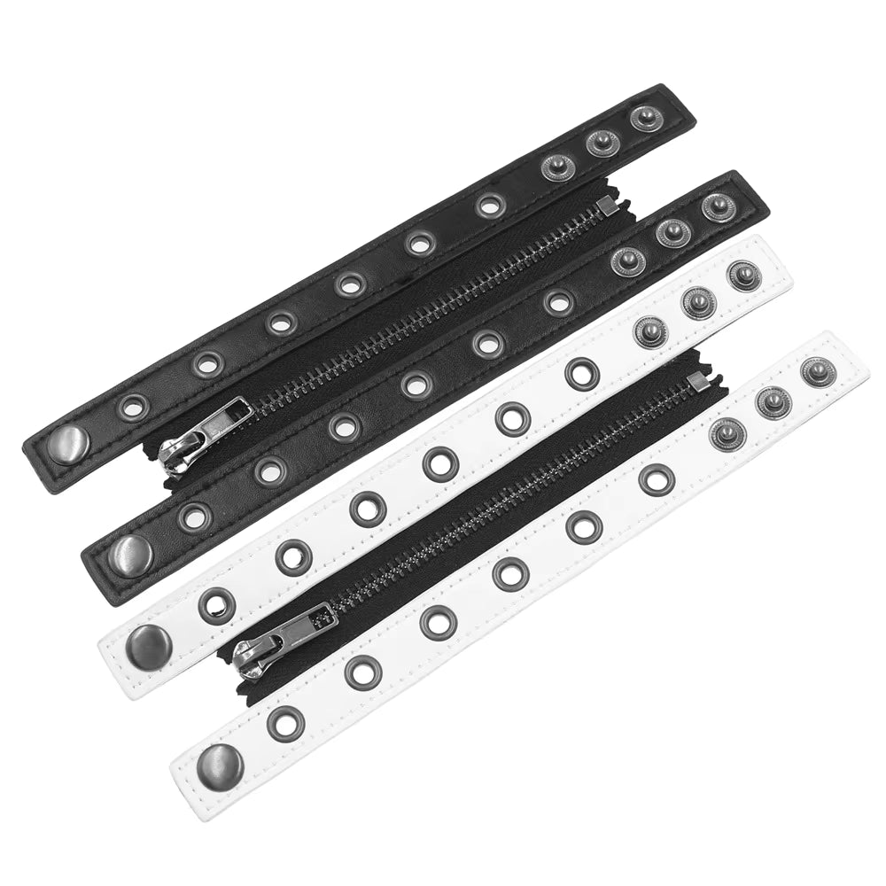 Zipper Punk Bracelet