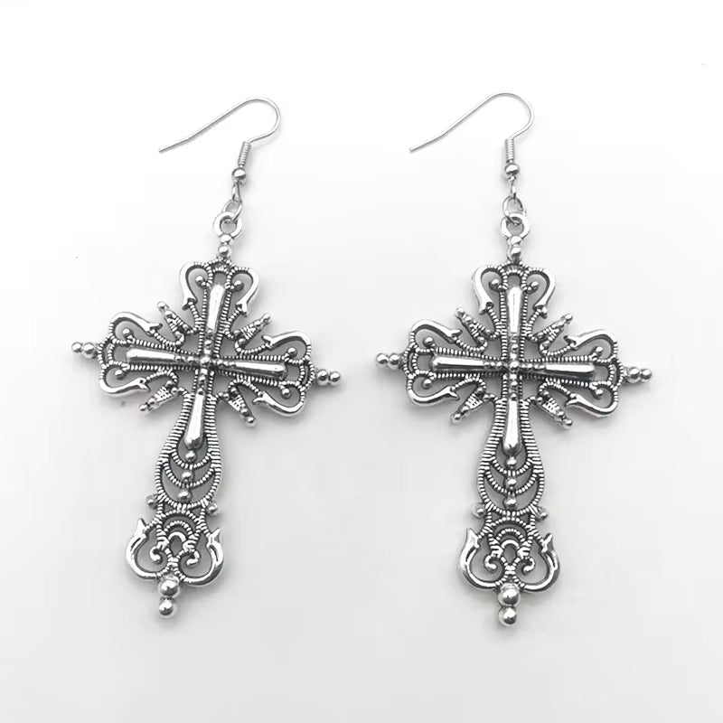 Cross Minimal Earrings