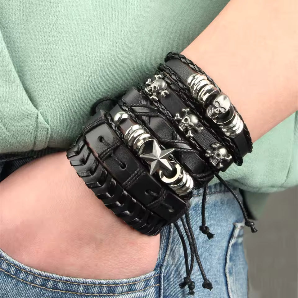 Goth Bracelet Set