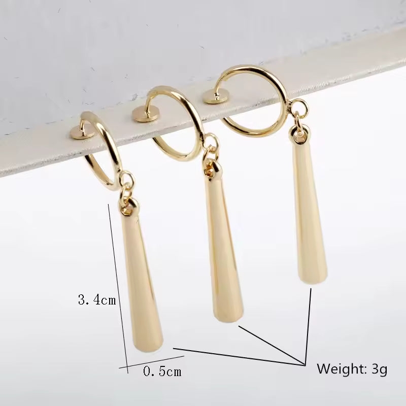 Zoro Gold Anime Cosplay Earrings