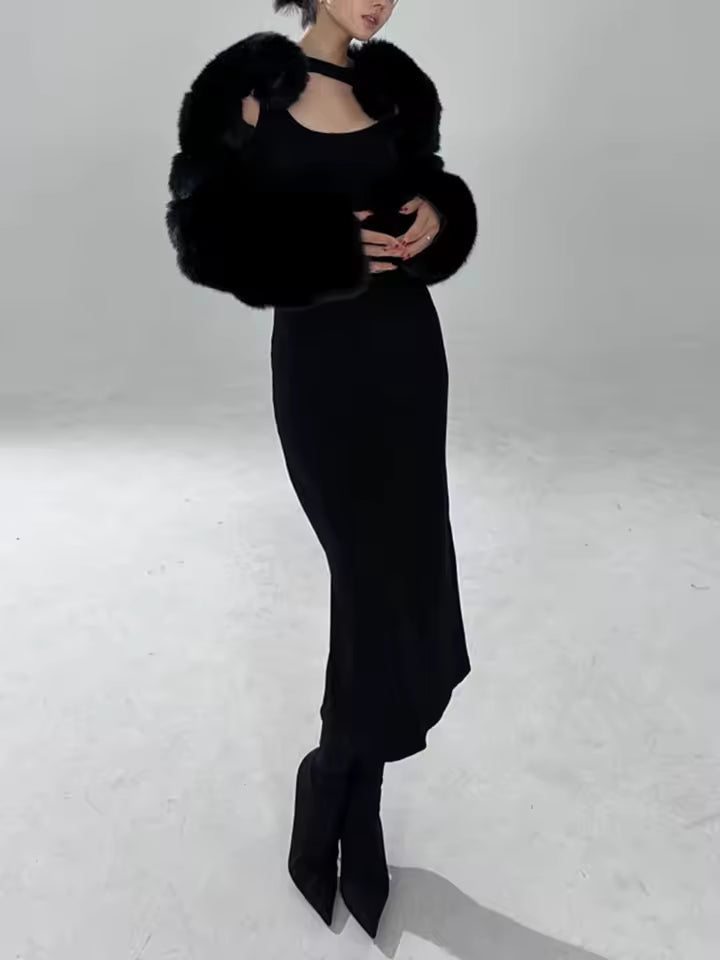 Fur Half Jacket
