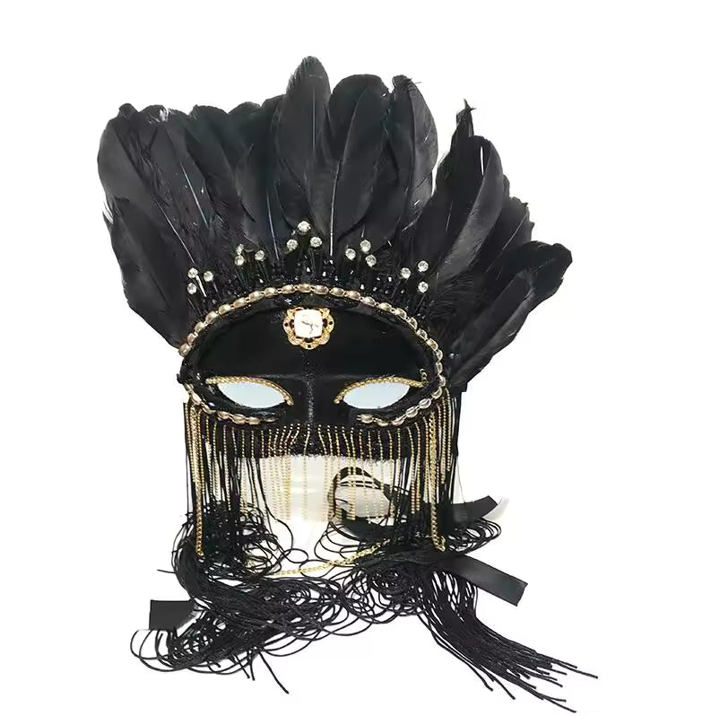 Masquerade Feather Mask