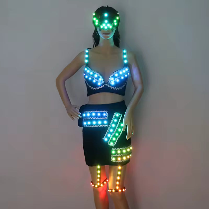 Led Light Rave Festival Costume