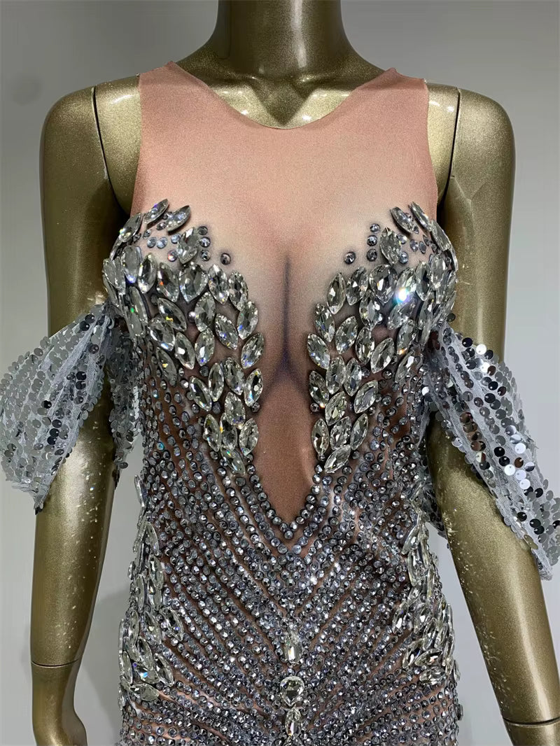 Diamond Sequince Gown
