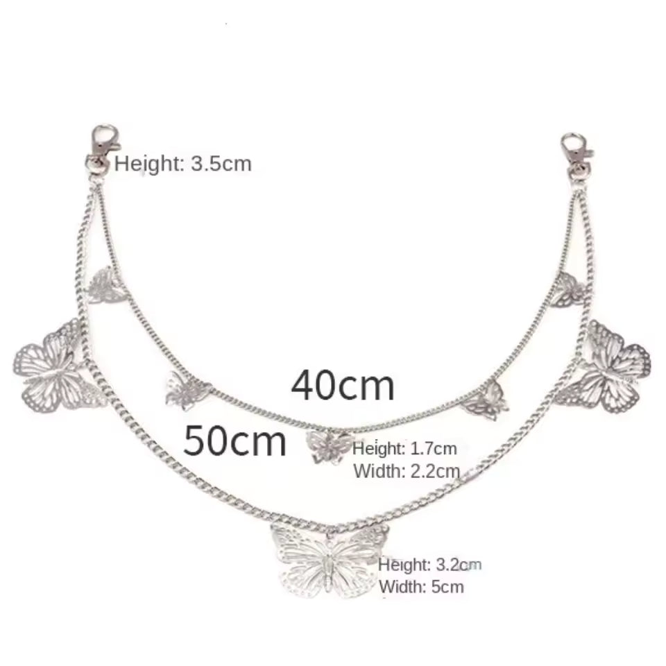 Butterfly Pants Bag Chain