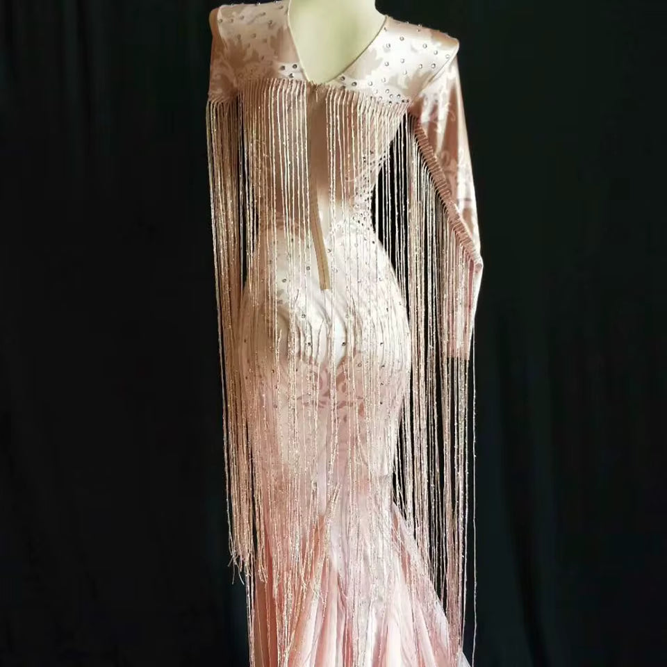 Pink Sheer Drag Queen Dress