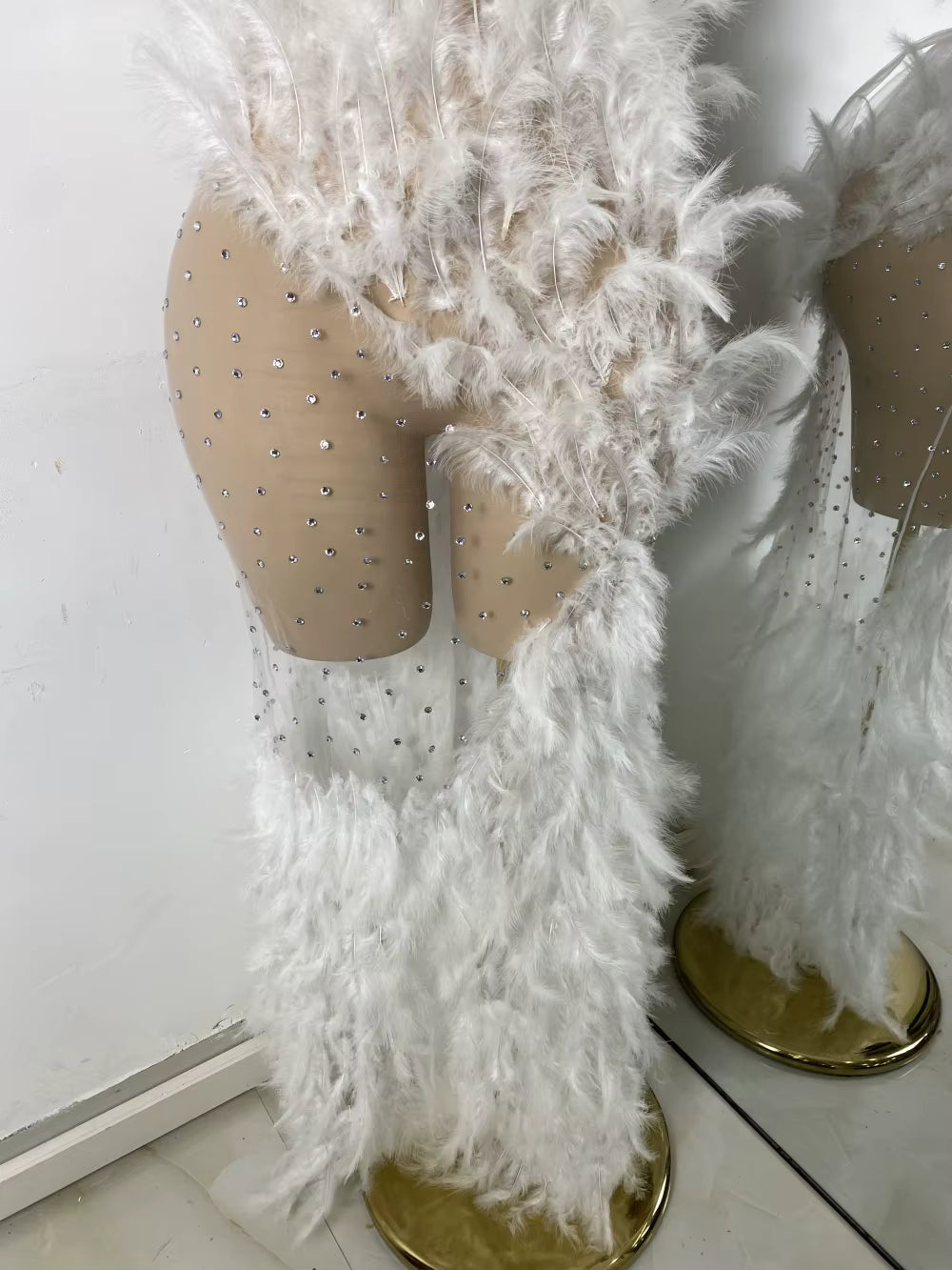 Drag Queen Feather Dress
