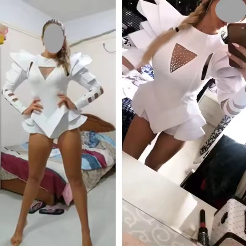 Led Light Party Monokini
