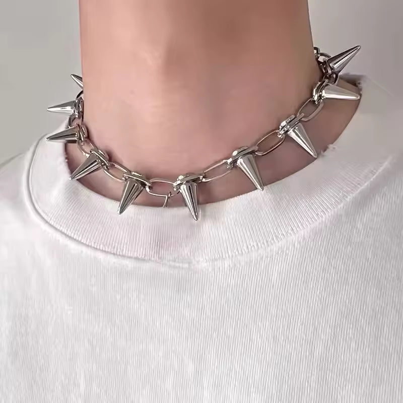 Spiked Choker Necklace