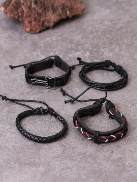 Guitar 4Pc Bracelet Set