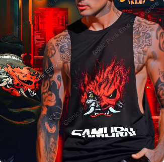 Johnny Silverhand Cyberpunk 2077 Tank Top