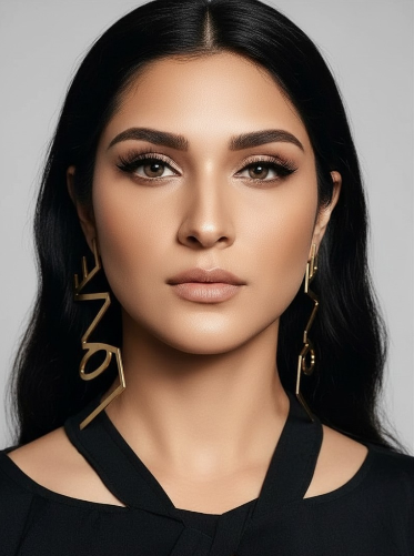 Gold Love Earrings