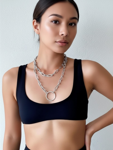 O ring Chain Necklace