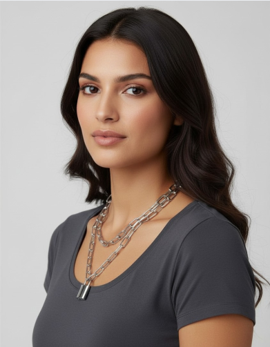 Lock Chain Necklace