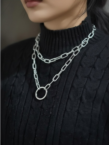 O ring Chain Necklace