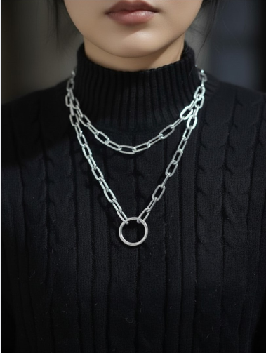 O ring Chain Necklace