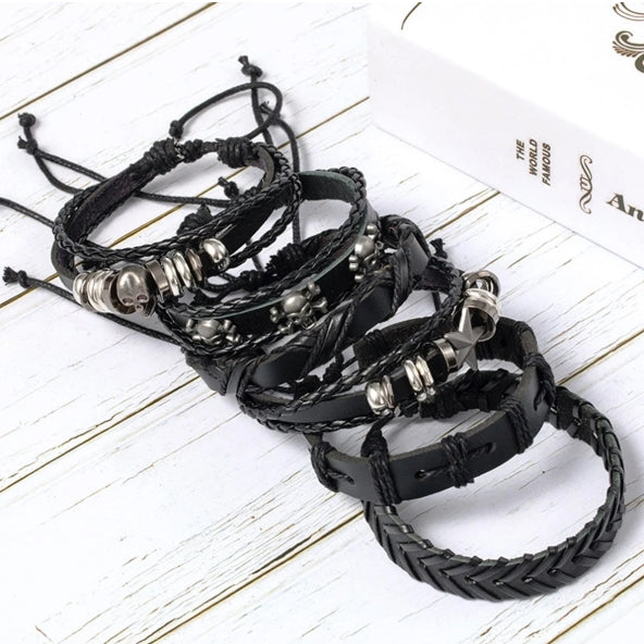 Goth Bracelet Set