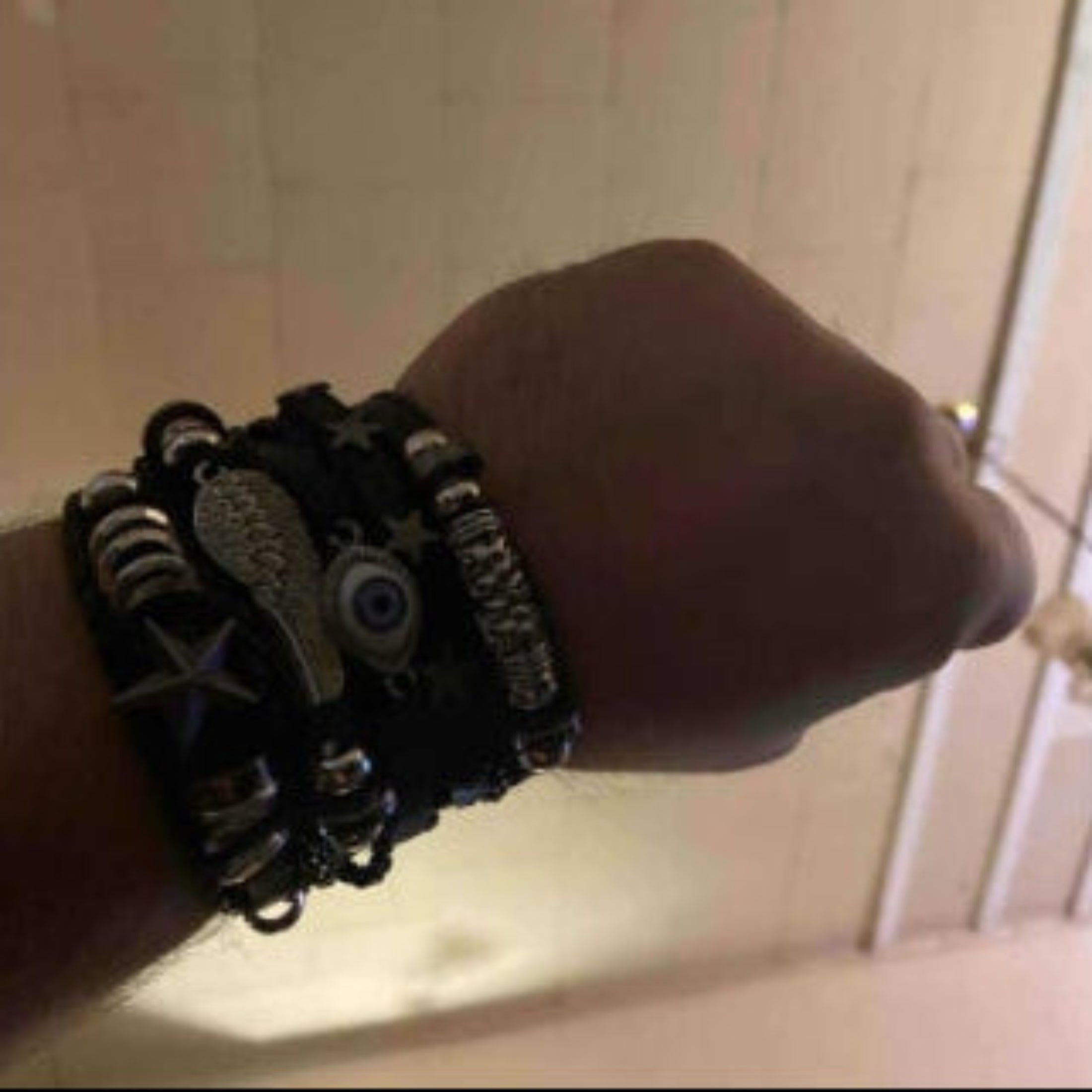 Eye Goth Bracelet Set