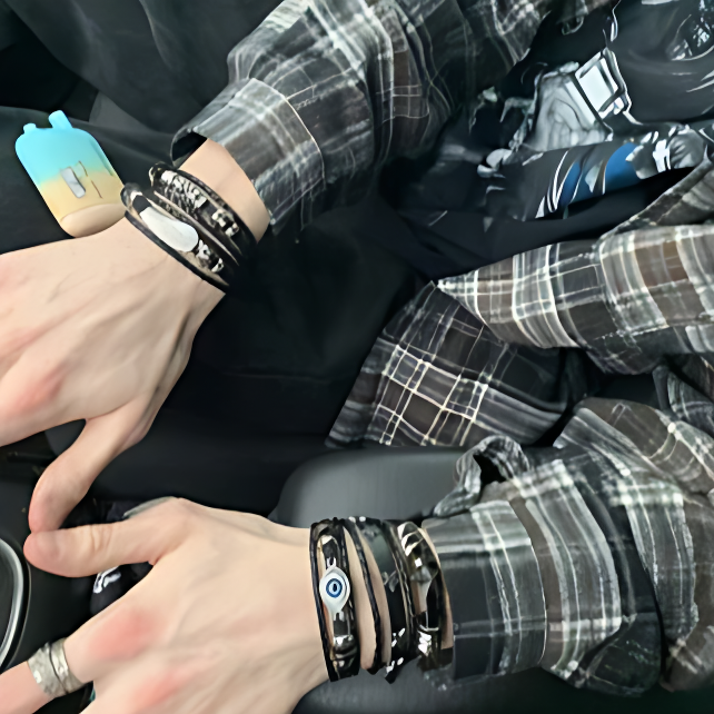 Eye Goth Bracelet Set