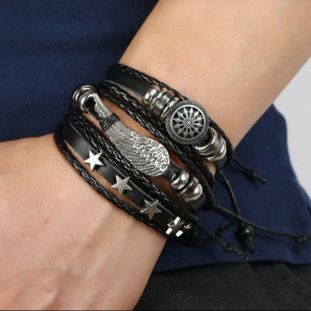 Star Goth Bracelet Set