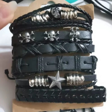 Goth Bracelet Set