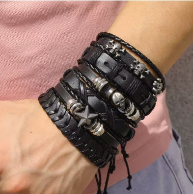 Goth Bracelet Set