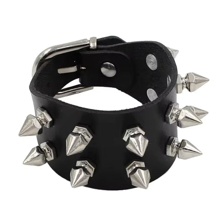 Double Row Spiked Bracelet