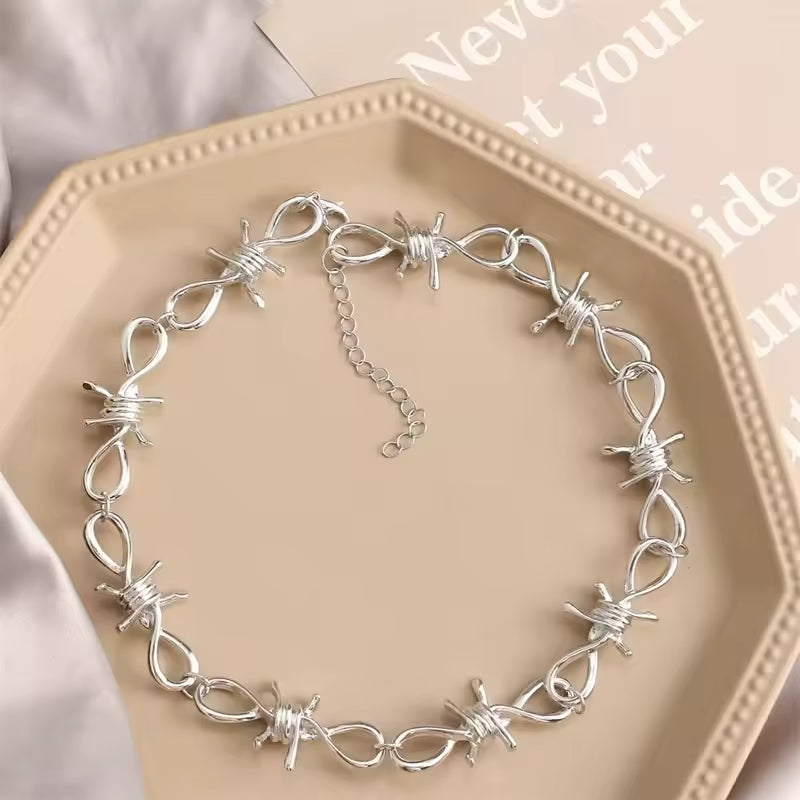 Barbed Wire Necklace