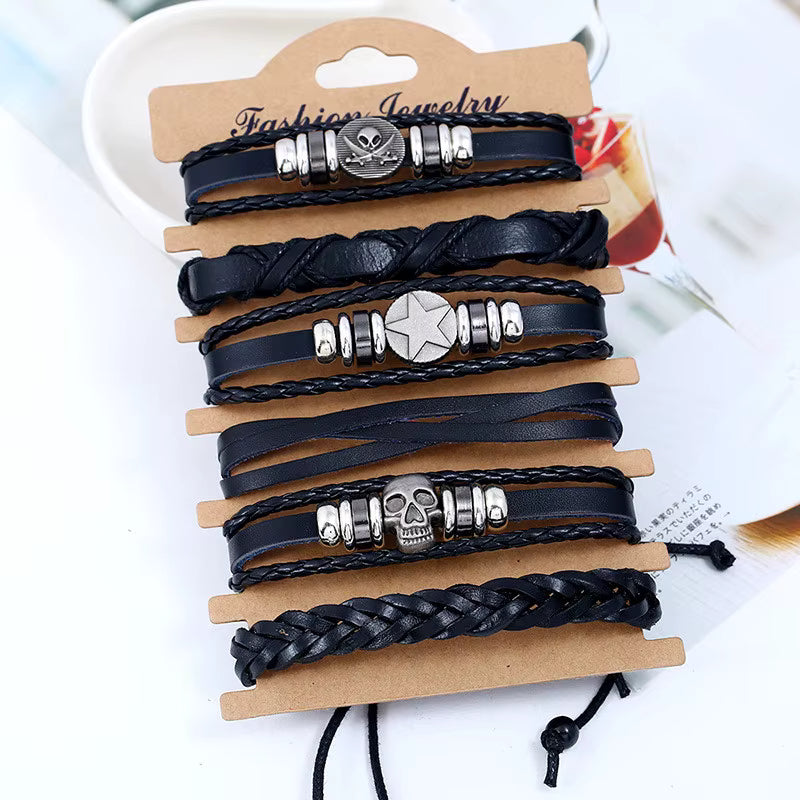 Gothic Punk Bracelet Set