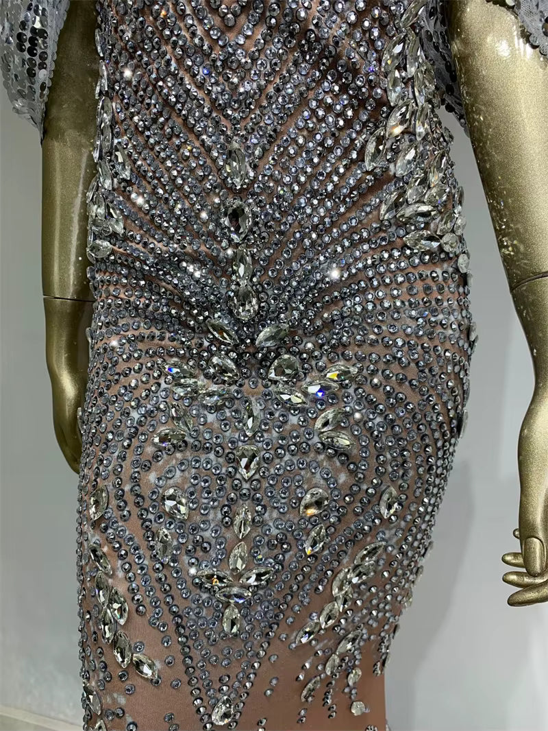 Diamond Sequince Gown