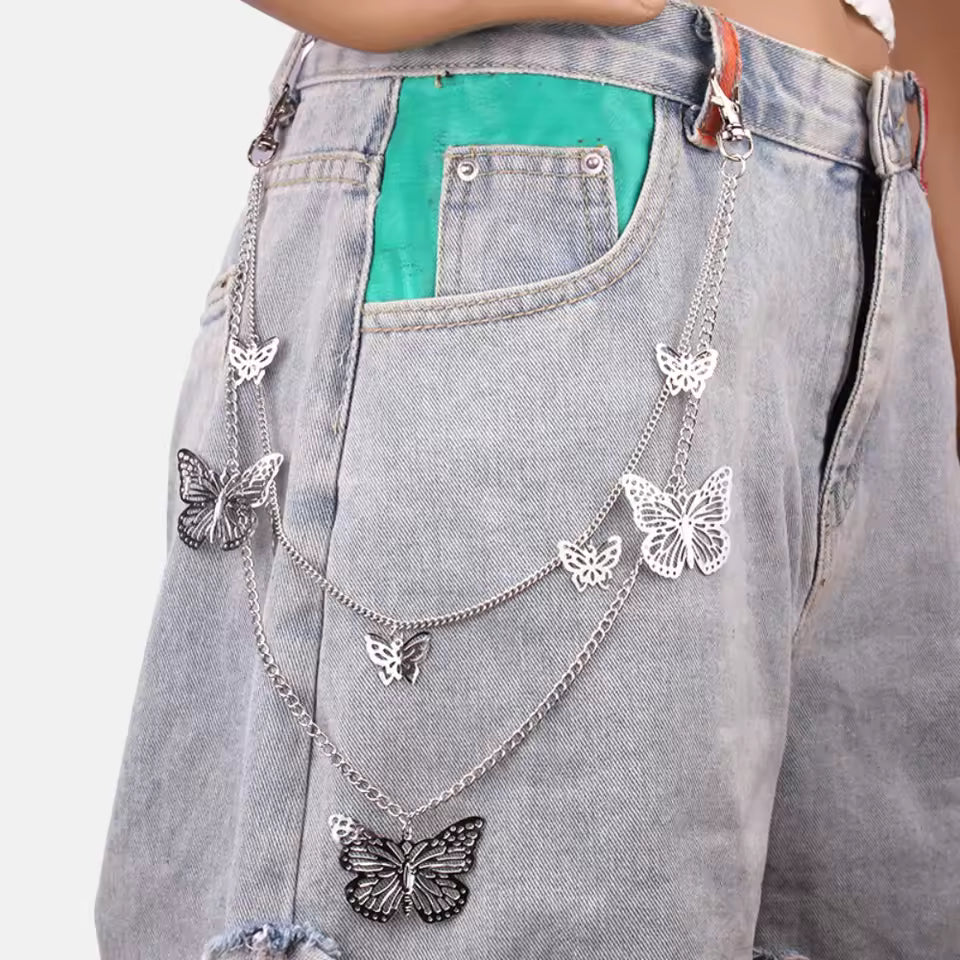 Butterfly Pants Bag Chain